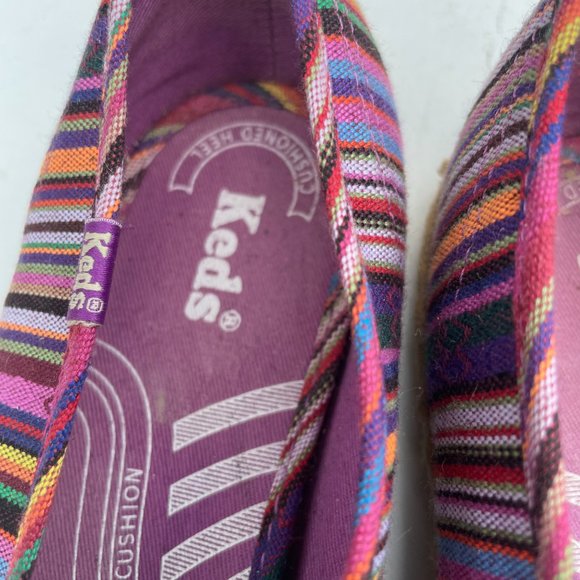 Ked's Striped Comfort Sneakers - Picture 2 of 4